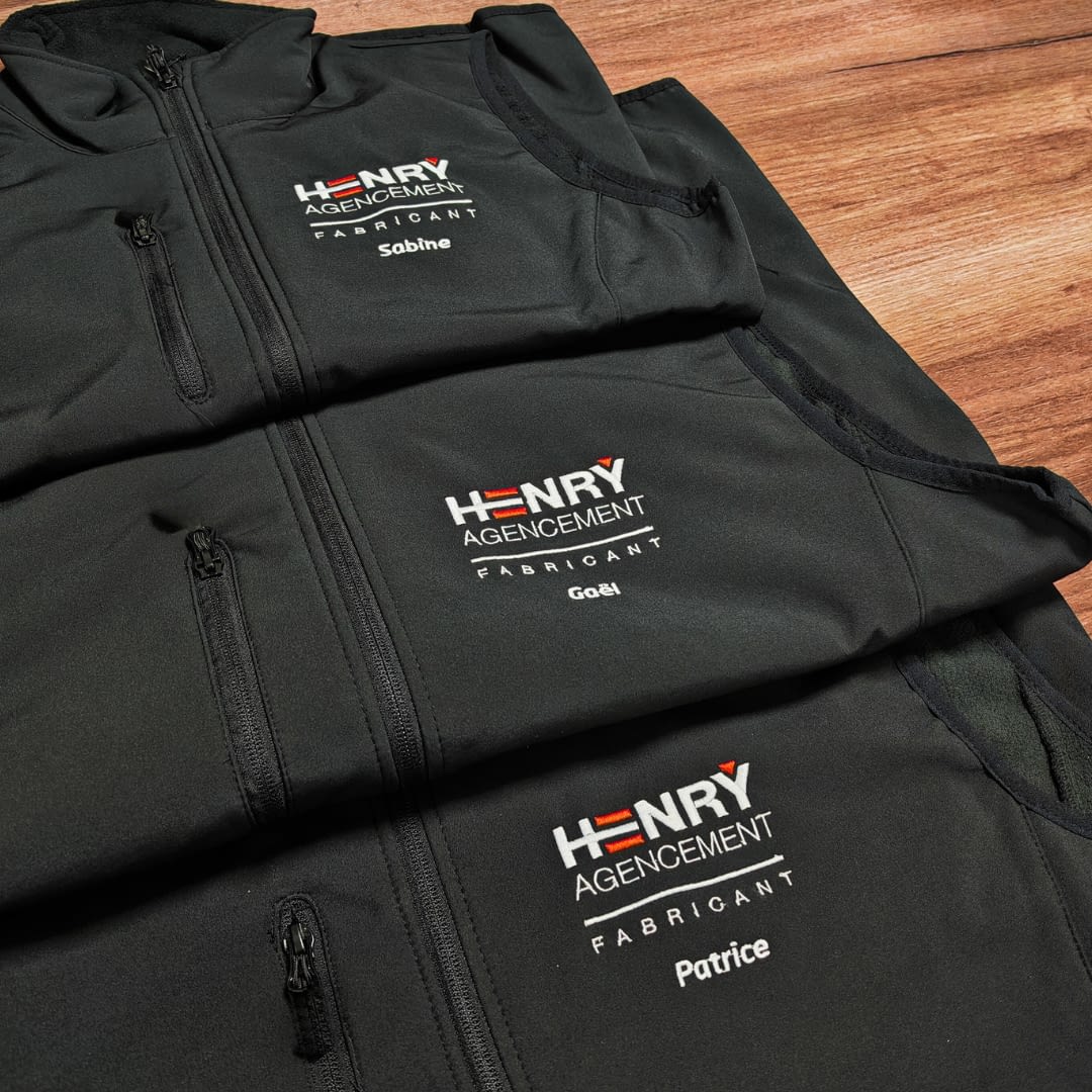 Vestes softshell brodées Henry Agriculture à Vitré