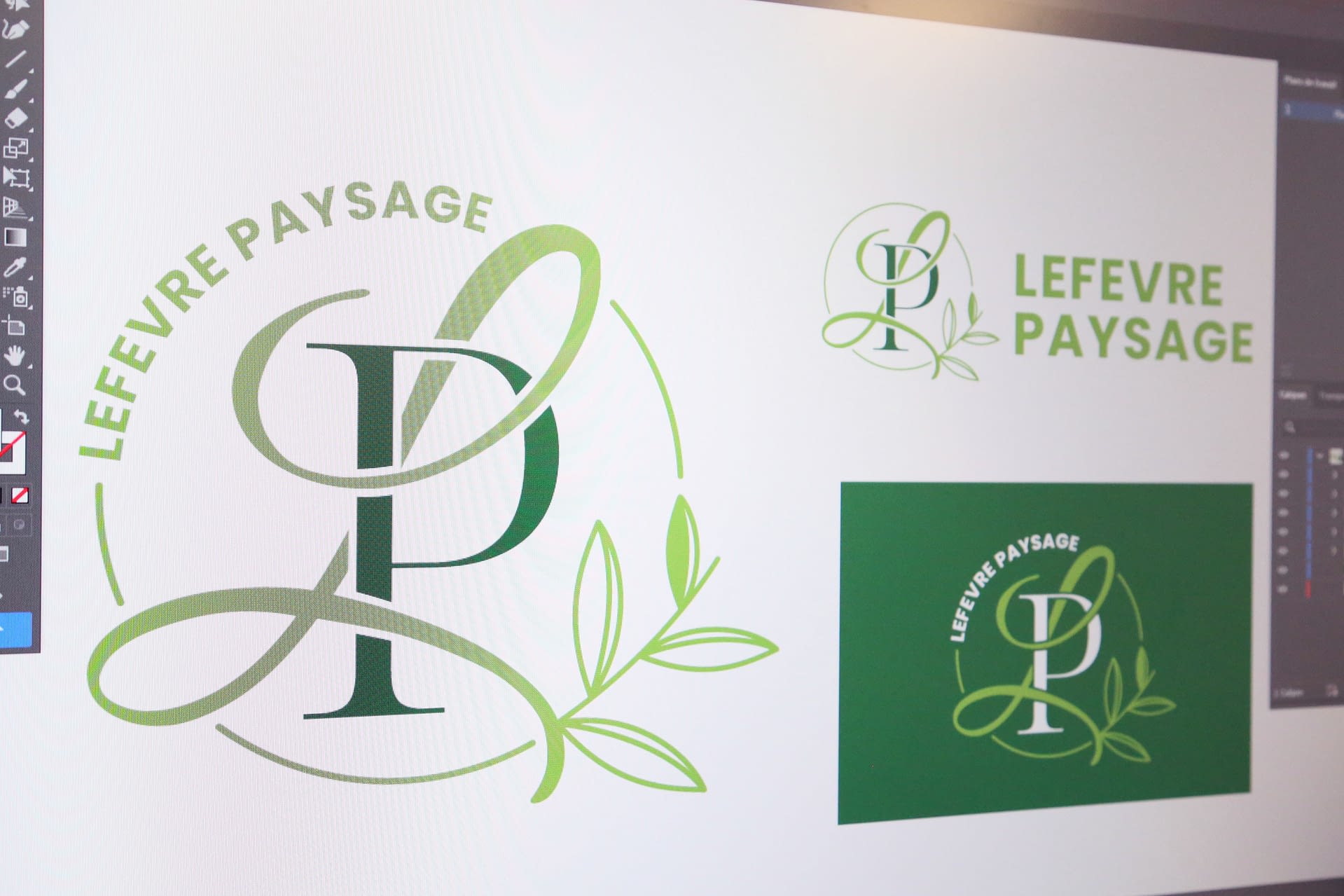 Création de logo et charte graphique pour Lefèvre Paysage